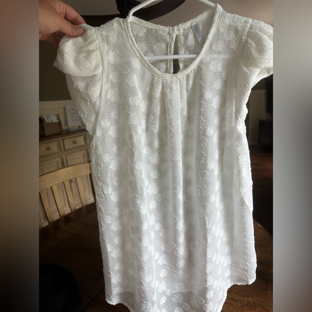 Elegant White Lace Dress